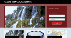 Desktop Screenshot of cagdaserzincanlilardernegi.com